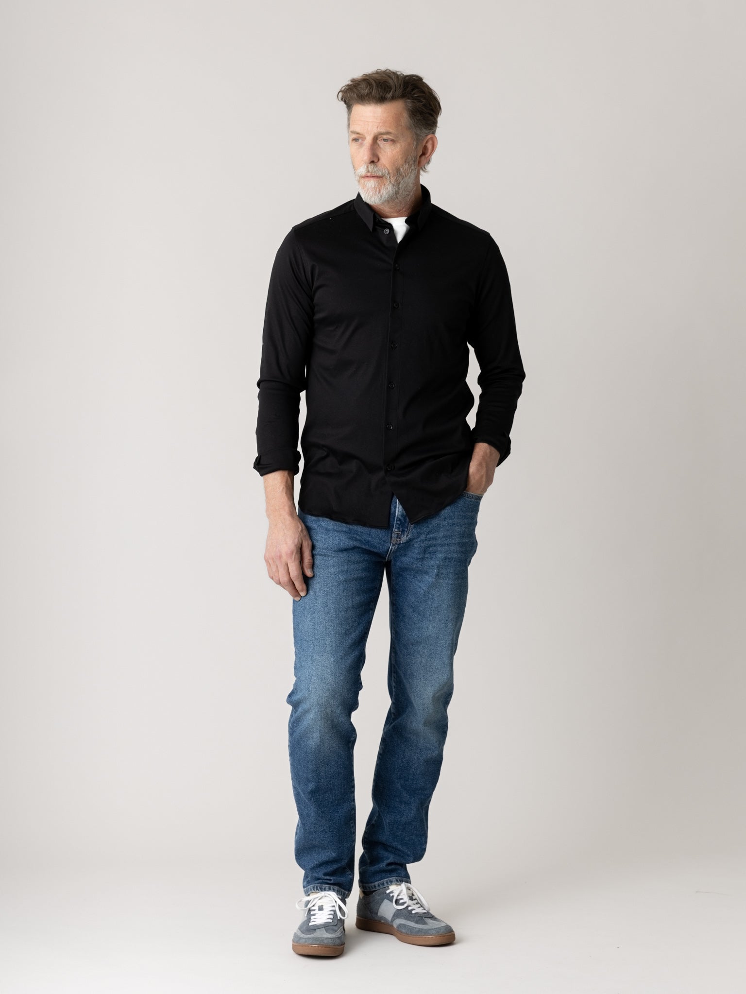 Modelshot / Blue Denim / Detail